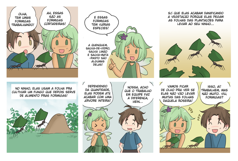 Formigas cortadeiras - Tirinha.png